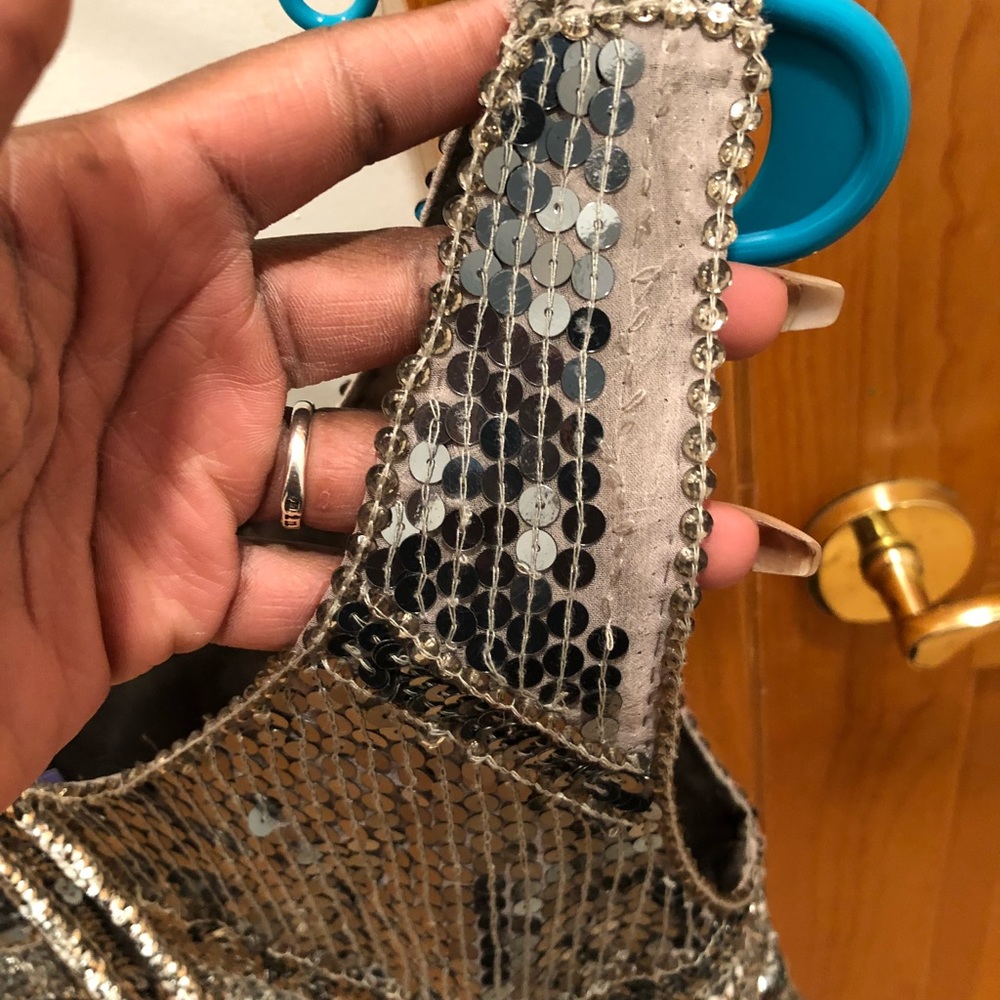 🍾HP🍾Parker Sequin Crop Top - Picture 5 of 8